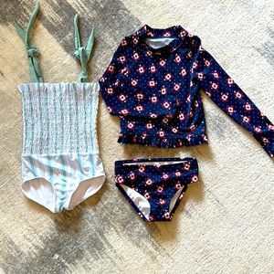 Janie and Jack and Minnow Swimsuits size 3/4 and 4T